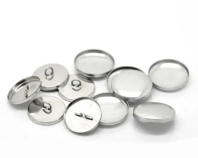 фото Пуговицы для обтяжки тканью № 32 металл (фасовка 10 шт)