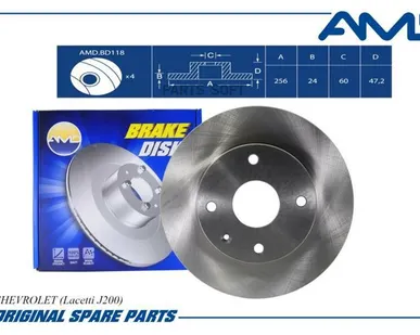 фото AMD AMD.BD118 Диск торм. пер. вент.[256x24] 4 отв.