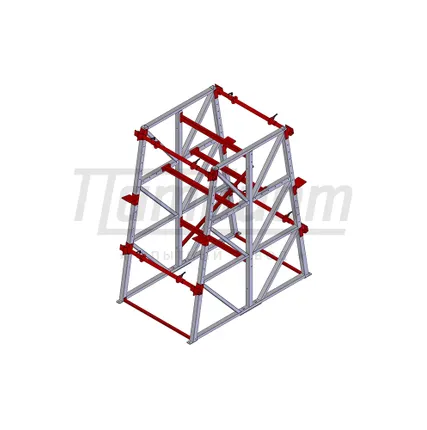 Фото №3 Сдвоенный стеллаж для кабеля СК2 2,3-2