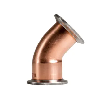 фото Медный отвод 45° TRI-CLAMP 2” «Старый Медник»