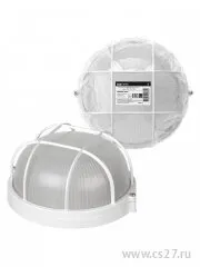 фото Светильник НПБ1302 белый/круг с реш. 60Вт IP54