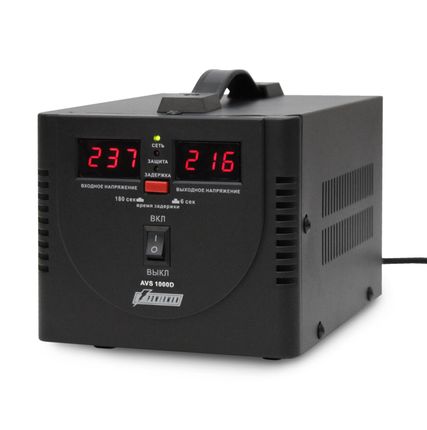 Фото №0 Стабилизатор POWERMAN AVS 1000D BLACK