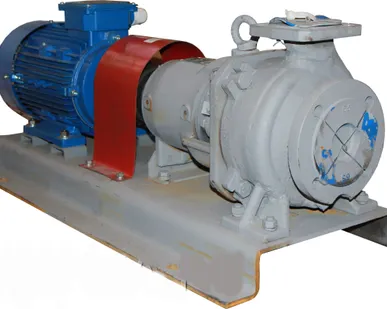 фото Химический насос Х 65-50-160К-СД на раме, под 5,5 кВт