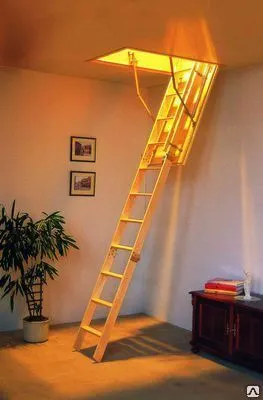 Фото №0 Чердачные лестницы — очень важный элемент интерьера