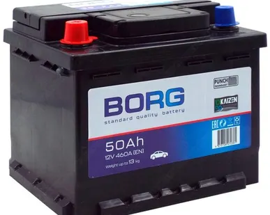 фото Аккумулятор BORG Standard 50 Ач п.п.