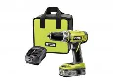 фото Аккумуляторный шуруповерт с Li-Ion батареей Ryobi LCD18022B (2 аккумулятора)