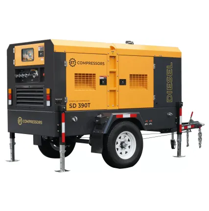 Фото №0 Дизельный винтовой компрессор ET-Compressors ET SD 390T-10 на шасси