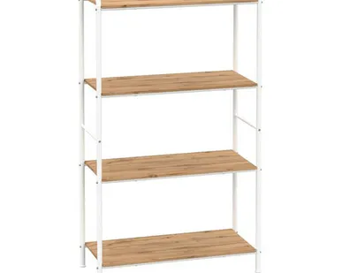 фото стеллаж Валенсия 24 W 655х300х1205мм белый