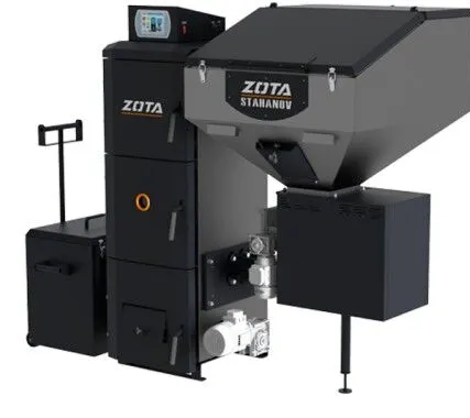 Фото №2 Автоматический угольный котел Zota Stahanov, модель 2021 года, 85 кВт
