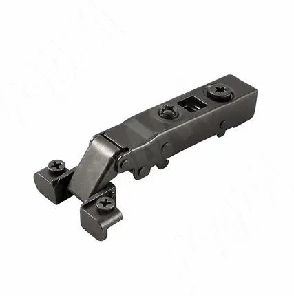 Фото №0 HARMONY петля для алюминиевого профиля без амортизатора, без пружины (90/105), накладная, стандартная, цвет черный никель (51MS410510UBN)