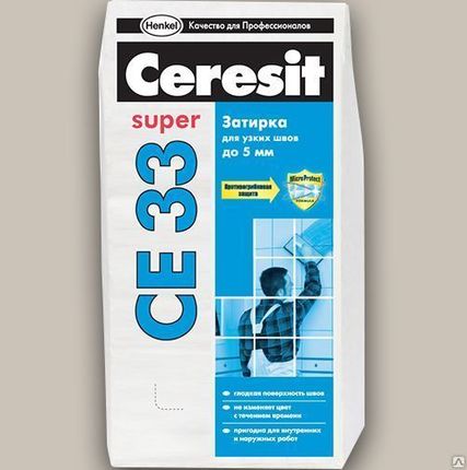 Фото №0 Затирка "Cerezit" 2кг. (белый)