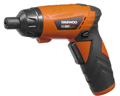 фото отвертка аккумуляторная DAEWOO DAА 3600LI Plus 3,6В Li-Ion 1,5Ач