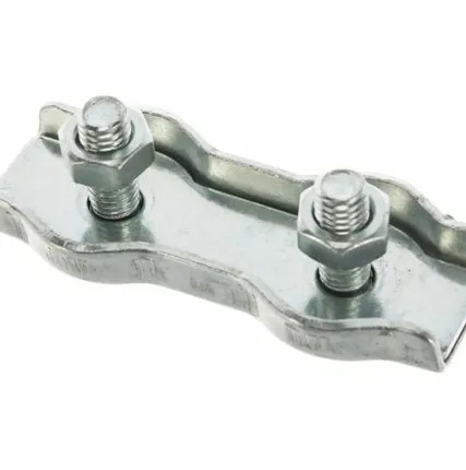 Фото №0 Соединитель троса двойной Duplex, оцинк. 8мм