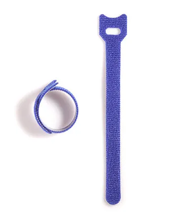 Фото №0 Хомуты-липучки 230x13мм (упак: 10 шт / 1 цвет / синий)