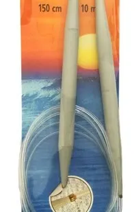 фото 50569 PONY Спицы круговые 10,00 мм/ 150 см, пластик, 2 шт.