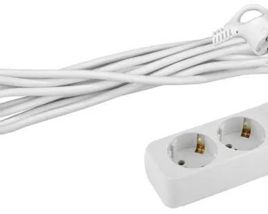 фото Удлинитель 2х1.5м с заземл. 10А IP20 UX-2e-1.5m ПВС 3х0.75 Эра Б0038572