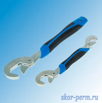 Фото №0 Набор ключей трубных самозажимных, 9-32 мм