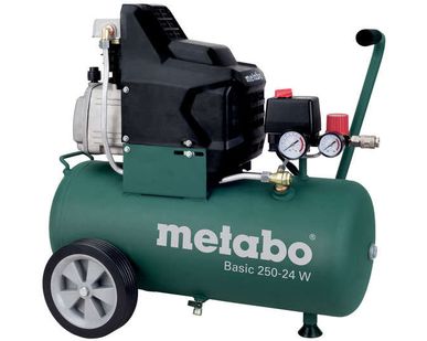 фото Компрессор масляный Basic 250-24 W 1.5кВт 24л Metabo 601533000
