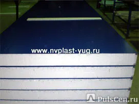 фото Cэндвич панели на основе пенополистирол стеновые