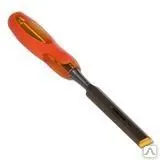 фото Долото-стамеска 18 мм ЕВРО с обрезиненной ручкой SANTOOL