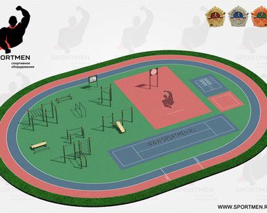 фото Спортивная площадка для выполнения нормативов Комплекса ГТО 2
