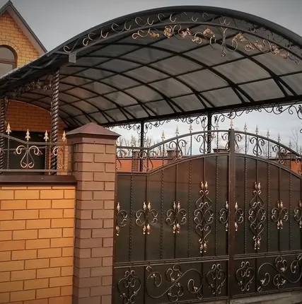 Фото №0 Кованые навесы