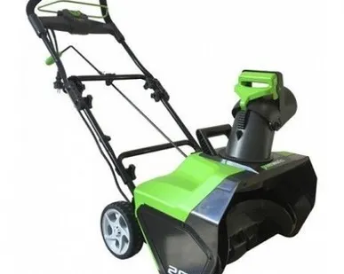 фото Снегоуборщик электрический GreenWorks GES13 (51 см)
