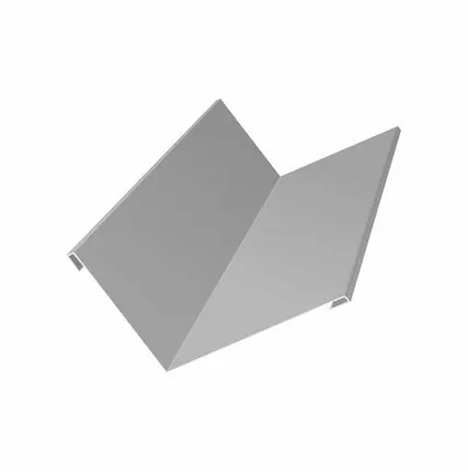 Фото №0 Ендовая планка верхняя 145 х145 мм 2,5 м оцинкованная