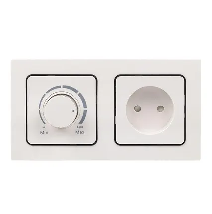 Фото №3 Рамка 2-м Стокгольм бел. с линией цвета черн. PROxima EKF EXM-G-305-10