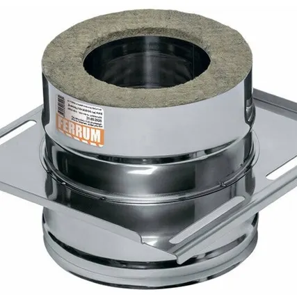 Фото №0 Площадка монтажная Ф115х200 (430/1,5мм + нержавейка) Феррум