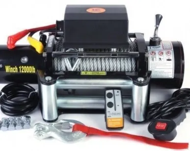 фото Лебедка автомобильная 1588 кг 12v длина каната 15 м