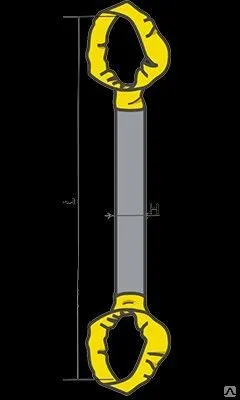 Фото №0 Круглопрядный петлевой строп КСКп-80,0/8,0м