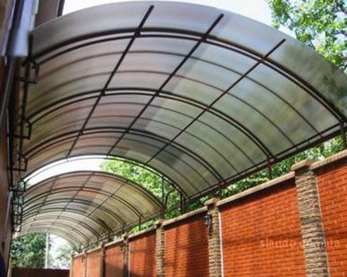 фото Поликарбонатный профилированный лист