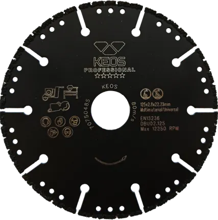 Фото №0 Диск алмазный KEOS универсальный 125мм/22,23 (DBU02.125)