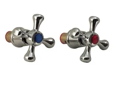 фото Ручка для смесителя с кран-буксой 1/2'' дюйма 20 шлицов на 180º КОД:S113001X/ цена за 2 шт." /АКЦИЯ/