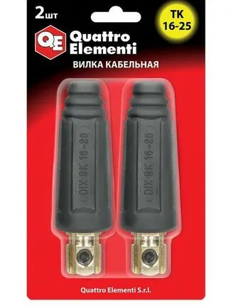 Фото №0 Кабельный разъем (вилка) ТК 16-25 ,до 200А (2 шт.) QUATTRO ELEMENTI
