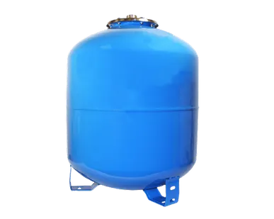 фото Гидроаккумулятор UNIPUMP 100 л вертикальный (фланец - нерж. сталь, верхнее подключение)