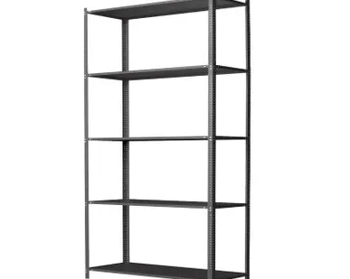 фото Стеллаж полочный 1200*500, h= 2000 (5 полок), цвет Серый графит (RAL 7024)