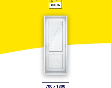 фото Алюминиевая дверь Kaleva Aluvet Public 65 мм Дверь 700x1800