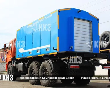 фото Испытания на герметичность с помощью азотных компрессорных станций