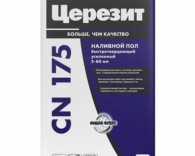 фото Пол самовыравнивающийся Ceresit CN 175 универсальный 25 кг