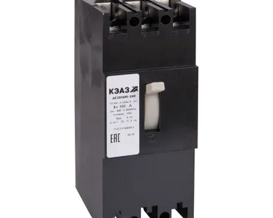 фото Выключатель автоматический 80А 10Iн АЕ2056М-100 У3 400В AC КЭАЗ 104466