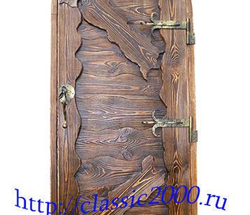 фото Дверь"Варвар" (арочная) 2000 х 800 х 45