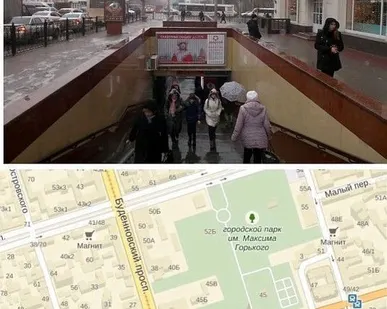 фото Реклама наружная призматрон пр.Буденновский–ул. Б. Садовая со ст. Б.Садовая