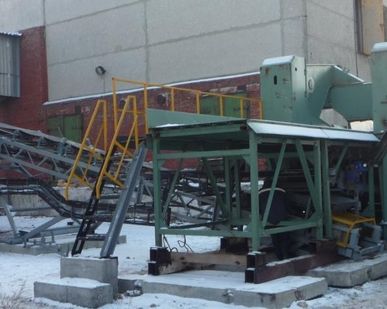 фото Дробильно-сортировочный завод для разрушения и переработки бетона, ЖБИ