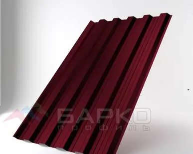 фото Профлист НС-35 - 1060 мм (1000 мм) 00005640/5 Винно-красный RAL 3005 Полиэстер 0.5