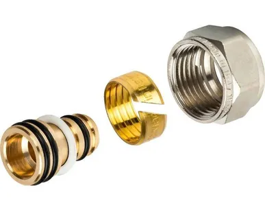 фото Евроконус латунь никель Smart Radi Дн 15CU-G3/4" Uponor 1013830