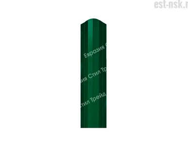 фото Штакетник "М-планка" RAL 6005 Зелёный мох