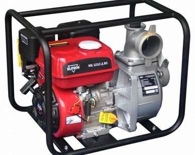 фото Мотопомпа ELITECH МБ 1010 Д 80