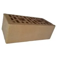 фото Кирпич УГК кремовый гладкий утолщенный